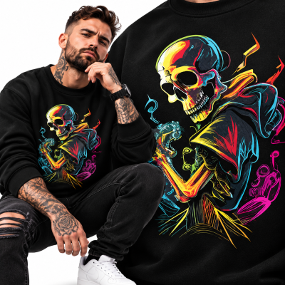 BLUZA HORROR  SKULL ONE 5